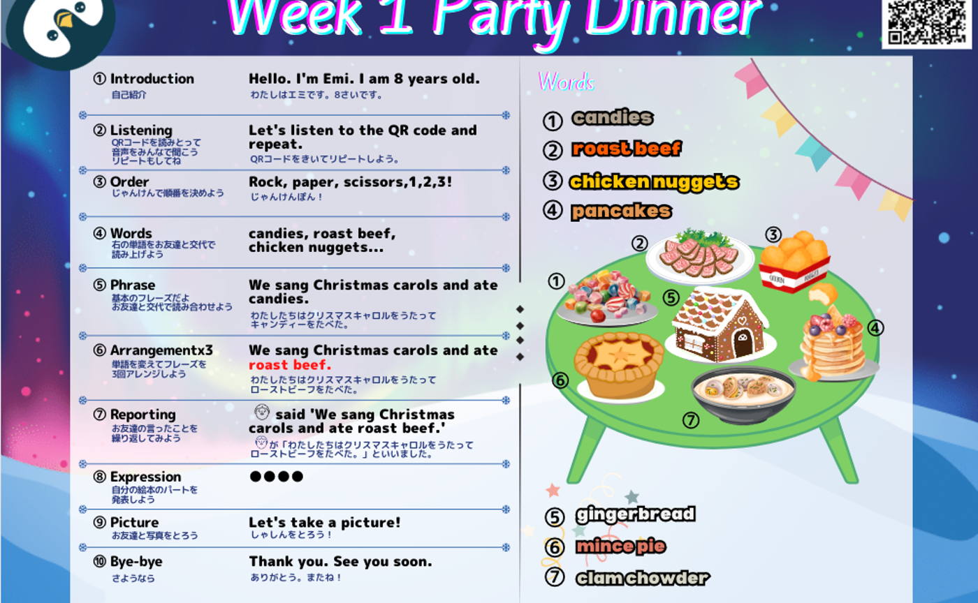 WEEK 1 Party Dinner